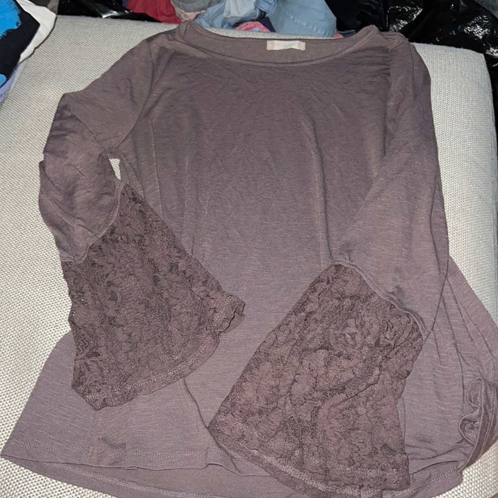altar’d state bell sleeve blouse